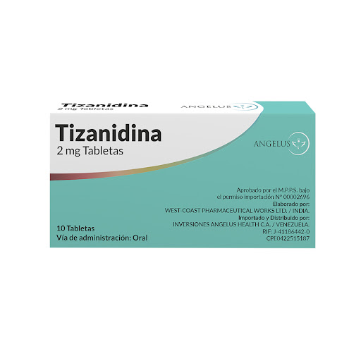 TIZANIDINA SIRDALUB 2MG TAB X 10 (ANGELUS)